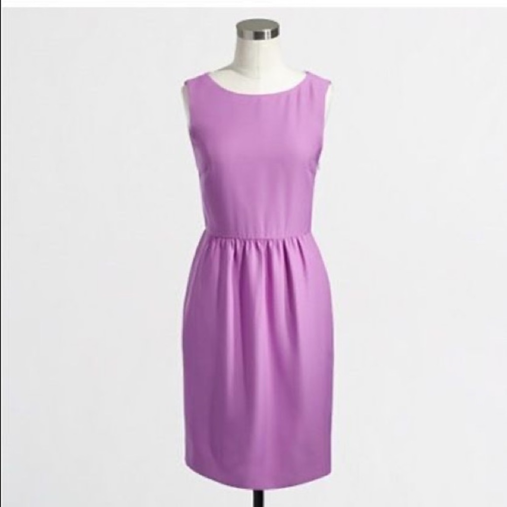J.crew sleeveless rouched dress Size 4